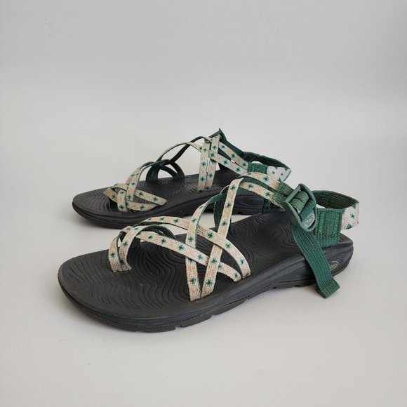 Chaco Z Volv X2 8 Diamond Pine Green Ankle Strappy Outdoor Sandals Womens 11 - Picture 5 of 10